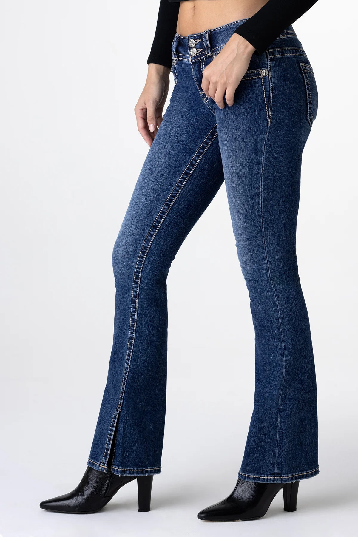 Mid-Rise Miss Me Jeans