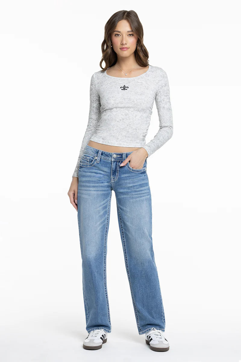 Low-Rise Miss Me Jeans