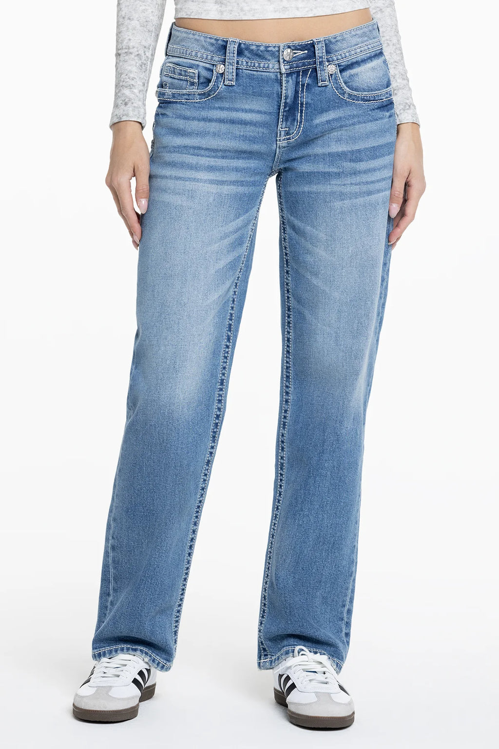 Low-Rise Miss Me Jeans