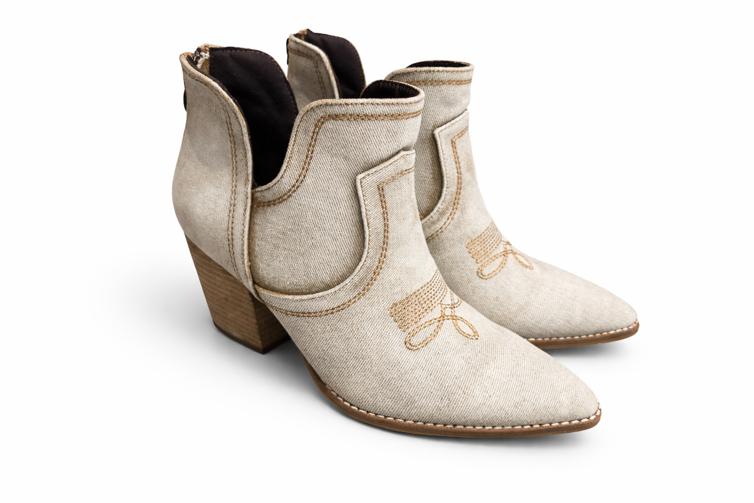 Corkys Washed Denim Smoke Show Booties