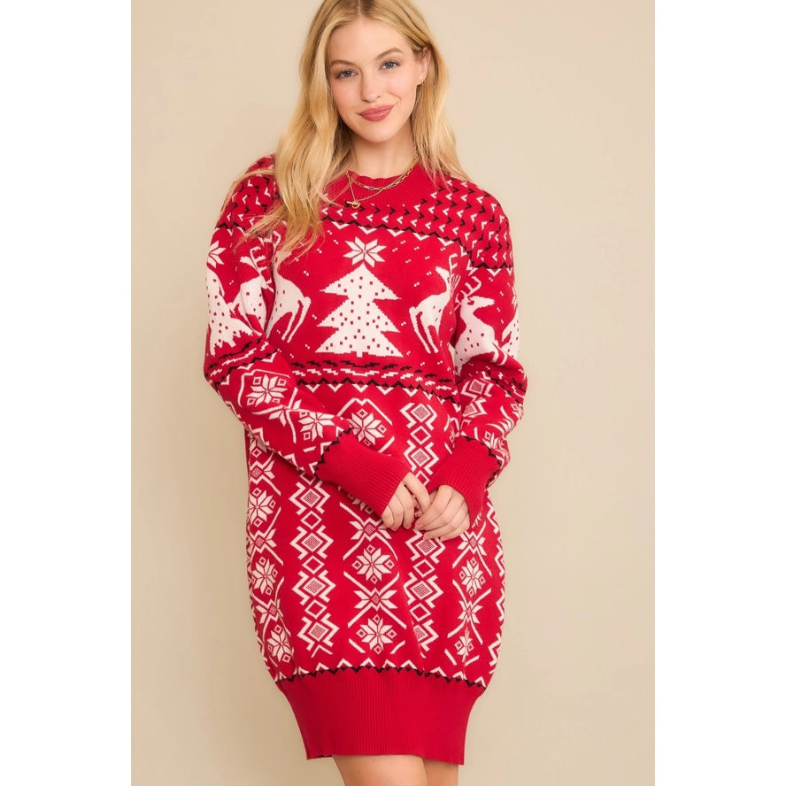 Holiday Sweater Dress