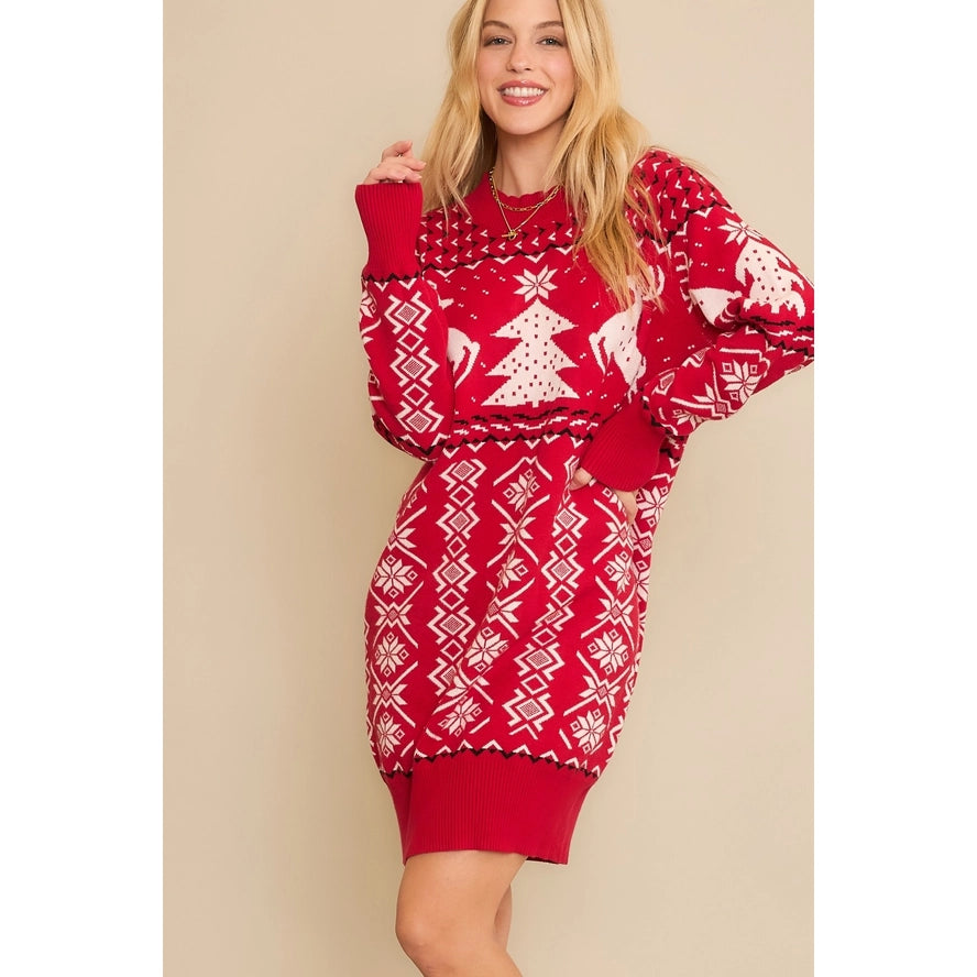 Holiday Sweater Dress