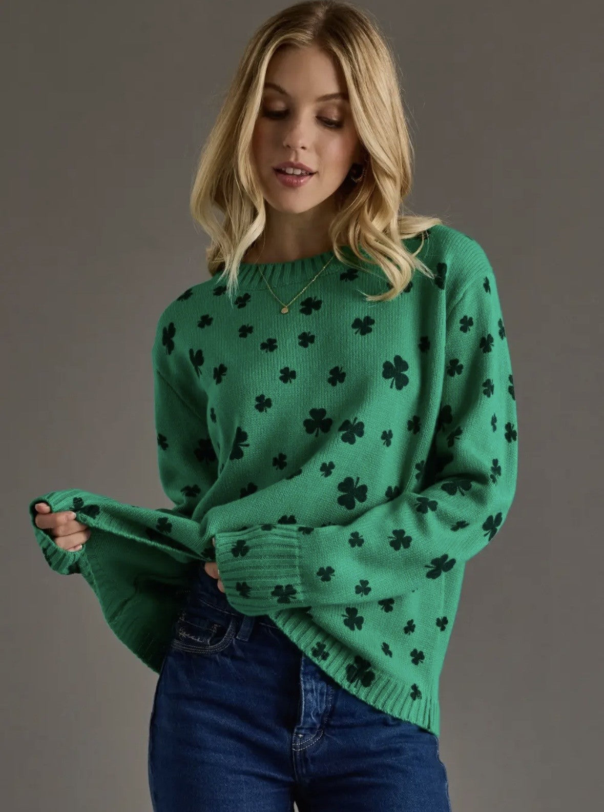 Green ShamRock Sweater