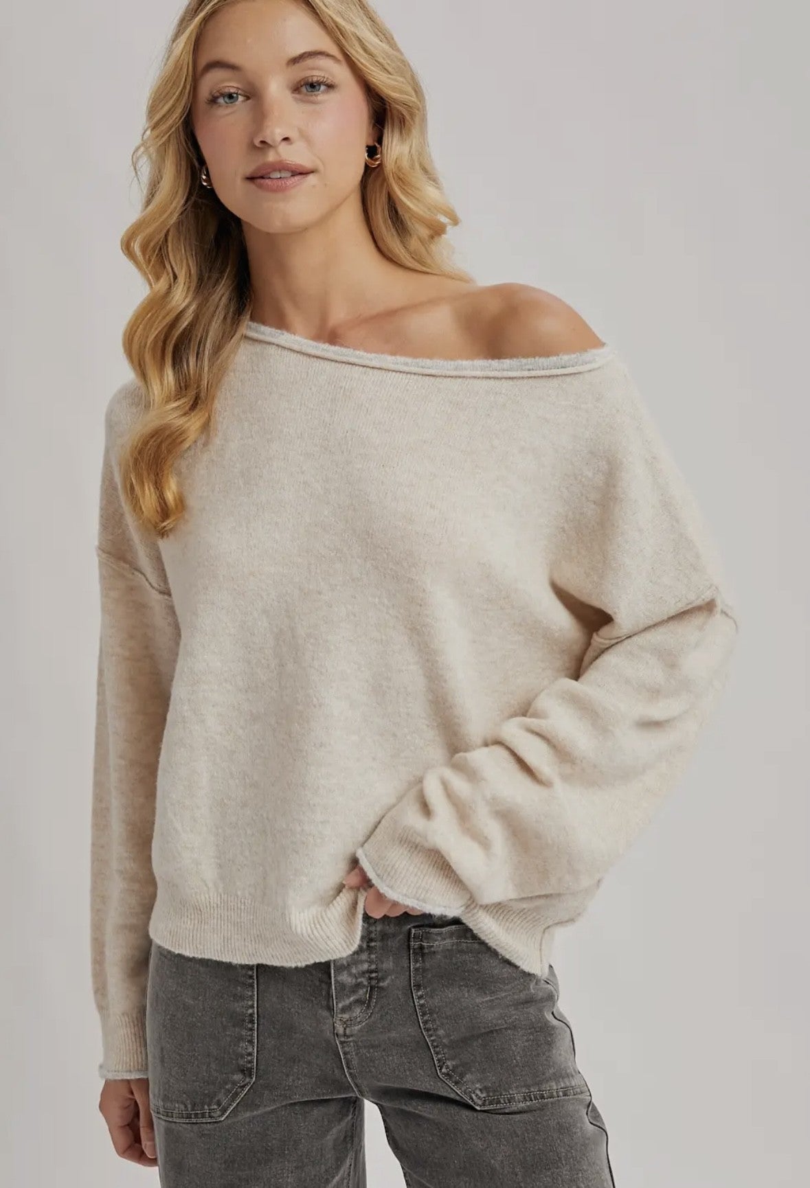 Boat Neck Sweater