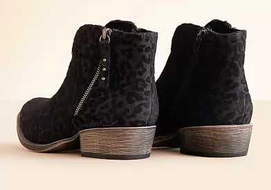 Very G Charming Leopard Ankle Boot