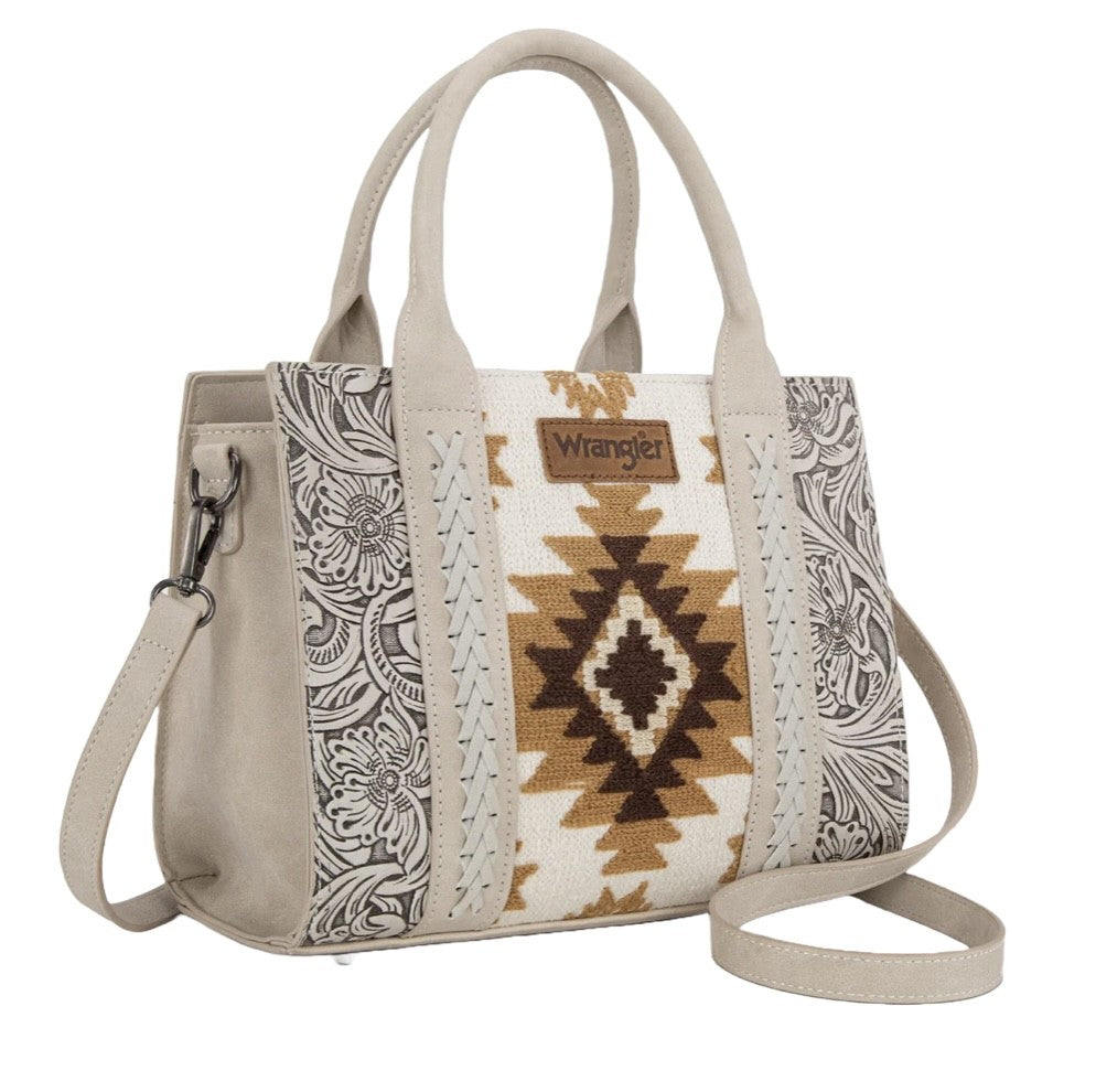 Wrangler Aztec Beige Concealed Carry Tote / Crossbody